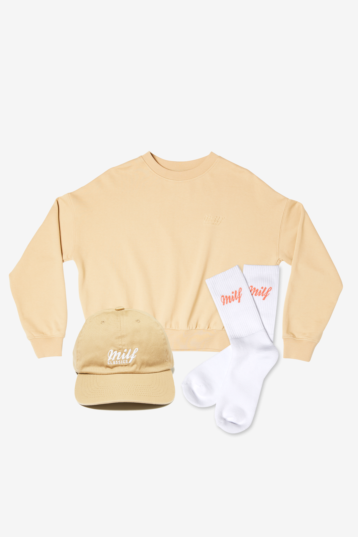 Sweater, Cap & Socken »Milf«
