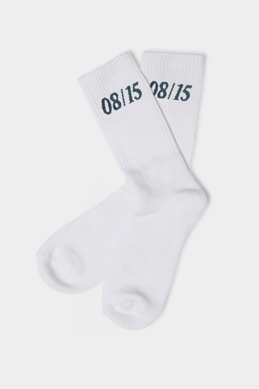 Socken Baumwolle weiß 08/15