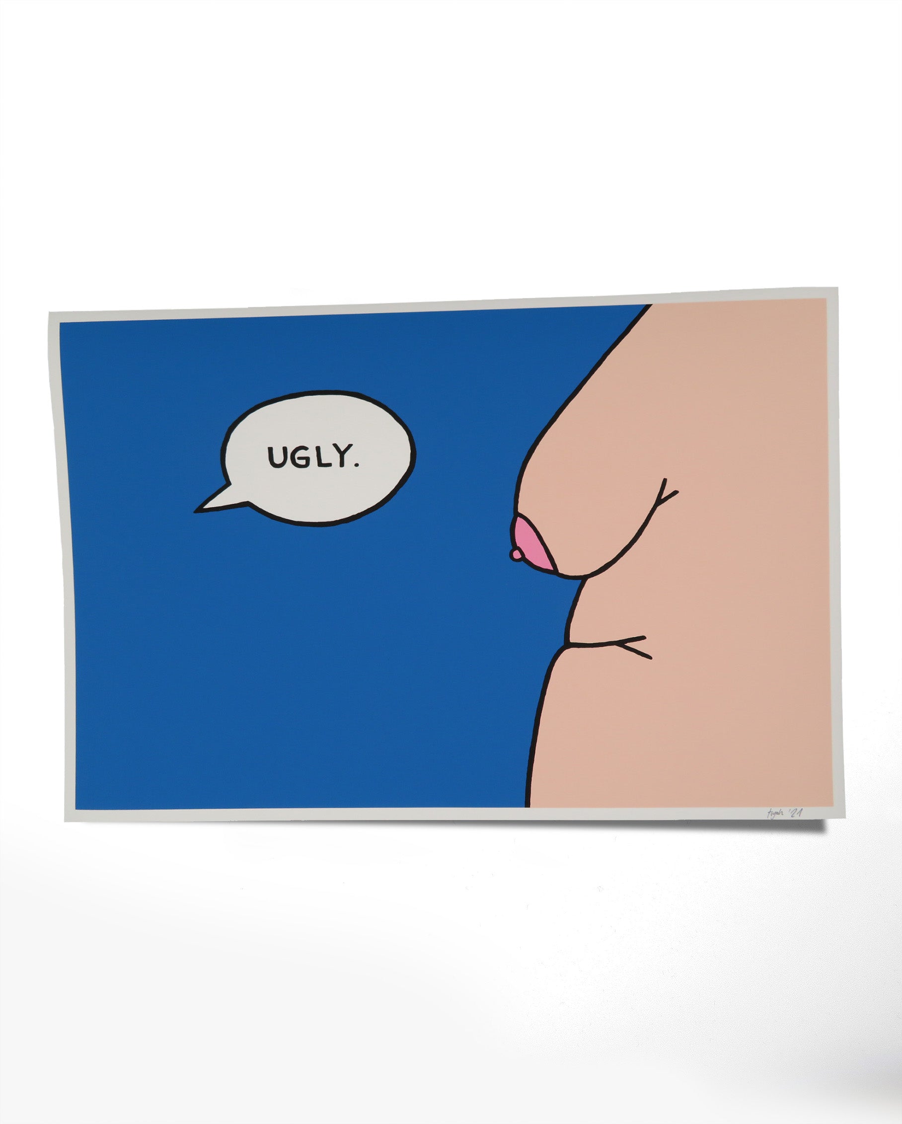 Siebdruck »Ugly Boob«